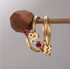 Bague Zodiaque Ajustable – Signe Astrologique en Zircon