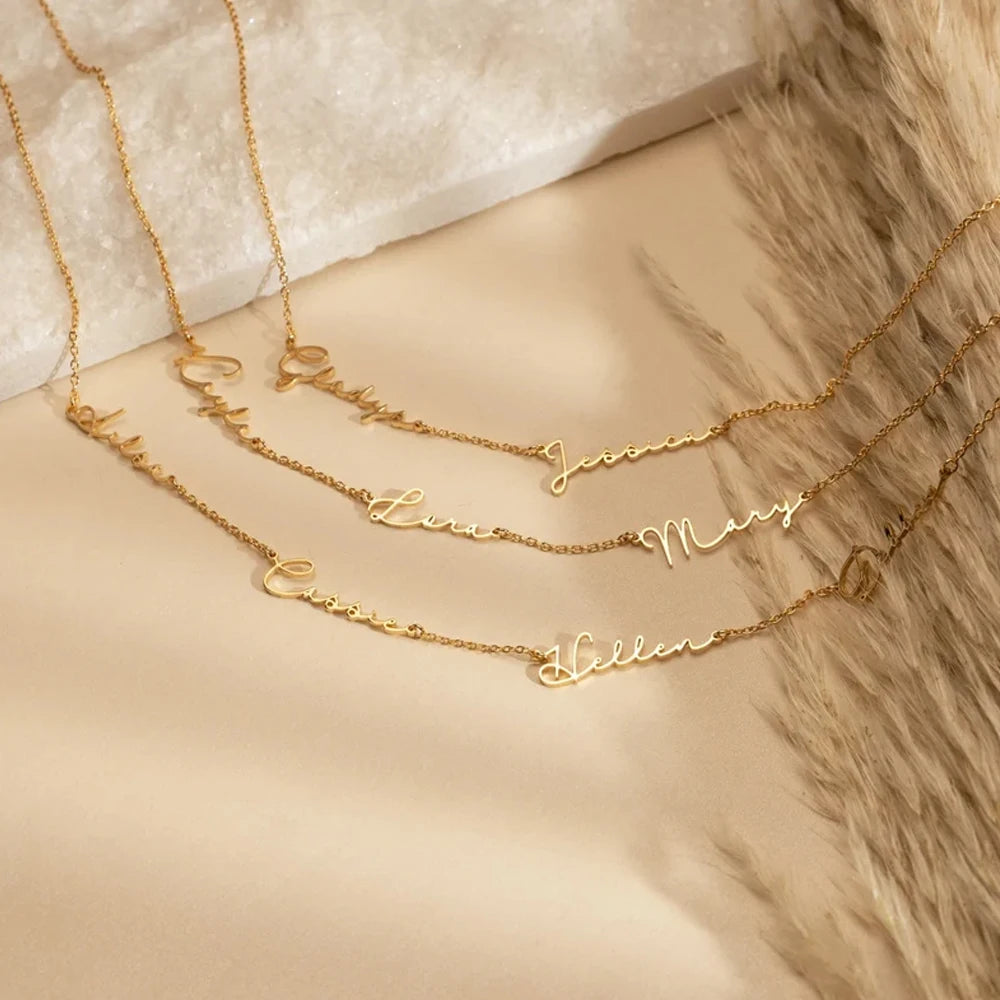 Collier Personnalisable Multi-Prénoms – Acier Inoxydable