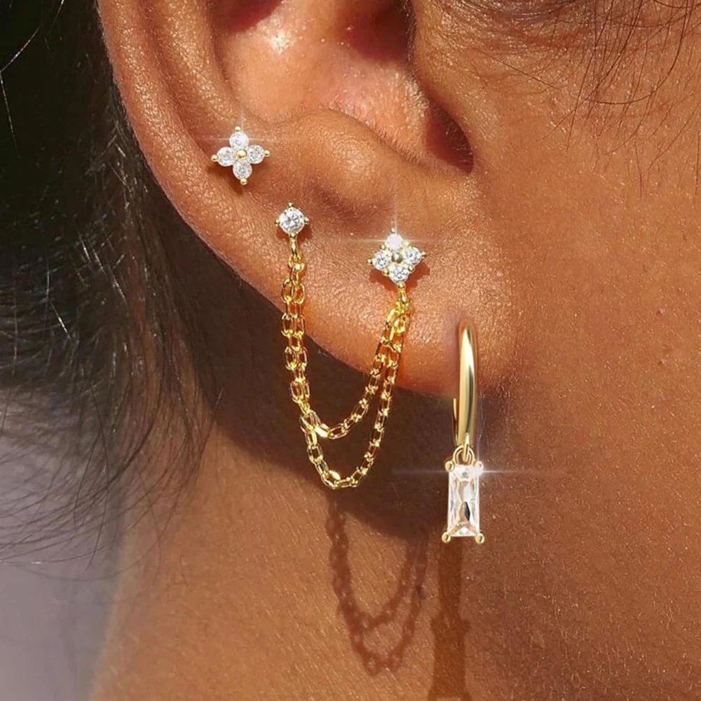 Coffret 3 Boucles d'Oreilles Colorées – Édition Rare