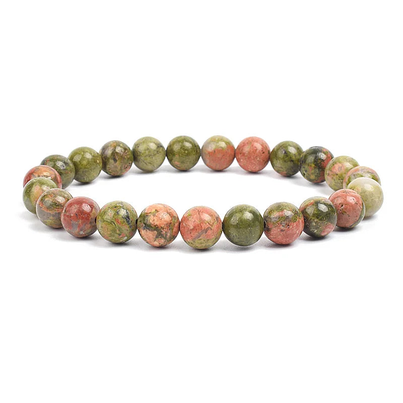 Bracelet "GAIA" Perles en Pierres Naturelles