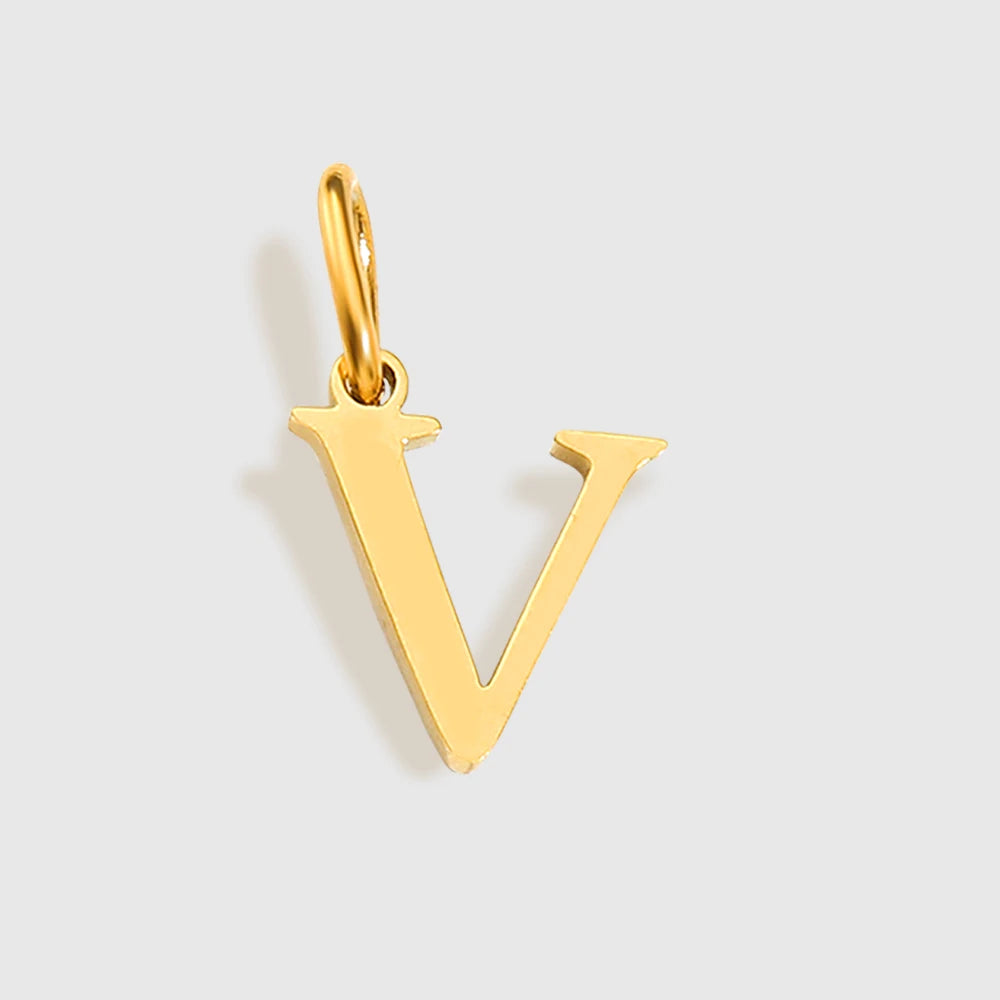 Pendentif "ALBA" Lettre Alphabet