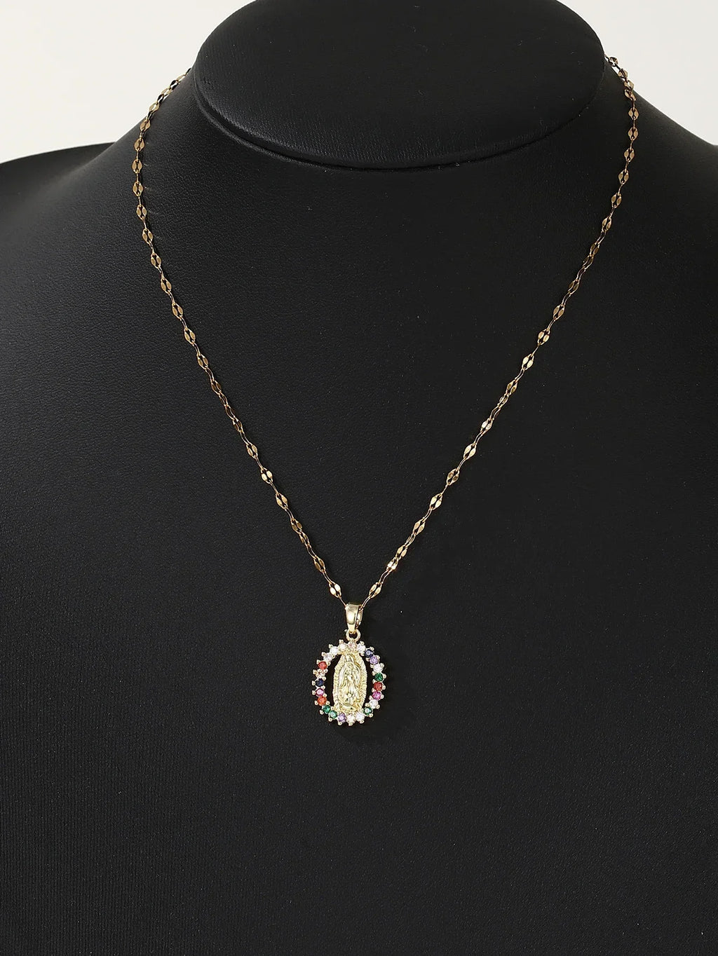Collier "GRACE" Médaille Vierge Marie