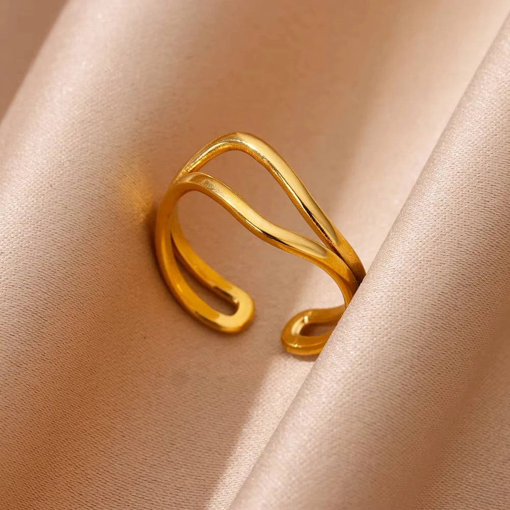 Bague "IRIS" Œil Protecteur Géométrique