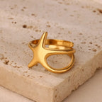 Bague "IRIS" Œil Protecteur Géométrique