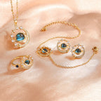 Collier "COSMOS" Astronaute Lune et Planète