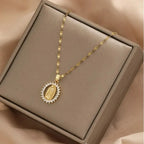 Collier "GRACE" Médaille Vierge Marie