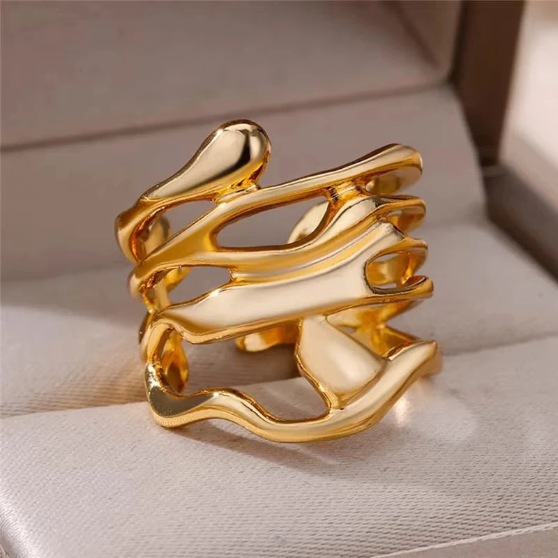 Bague "IRIS" Œil Protecteur Géométrique