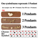 Collier Personnalisable Multi-Prénoms – Acier Inoxydable