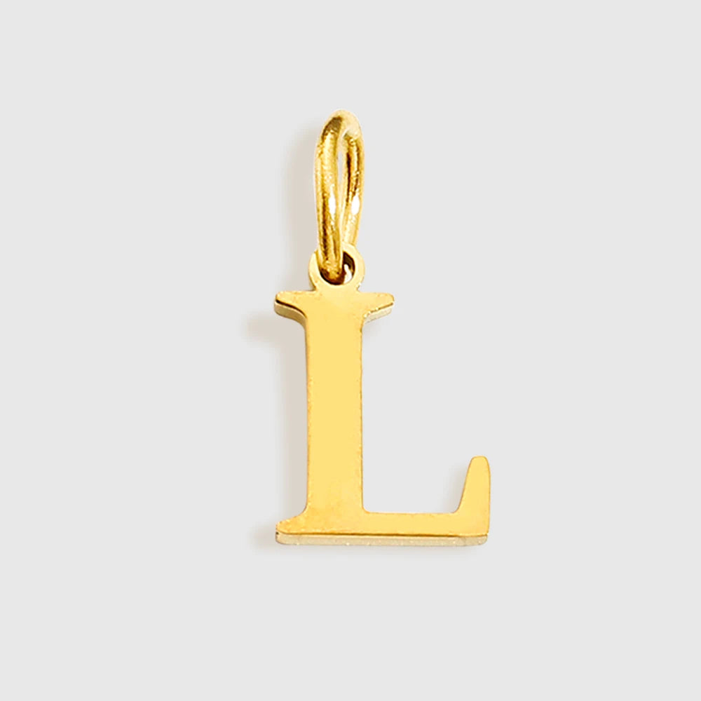 Pendentif "ALBA" Lettre Alphabet