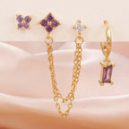 Coffret 3 Boucles d'Oreilles Colorées – Édition Rare