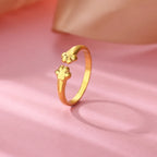 Bague "IRIS" Œil Protecteur Géométrique