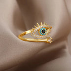 Bague "IRIS" Œil Protecteur Géométrique