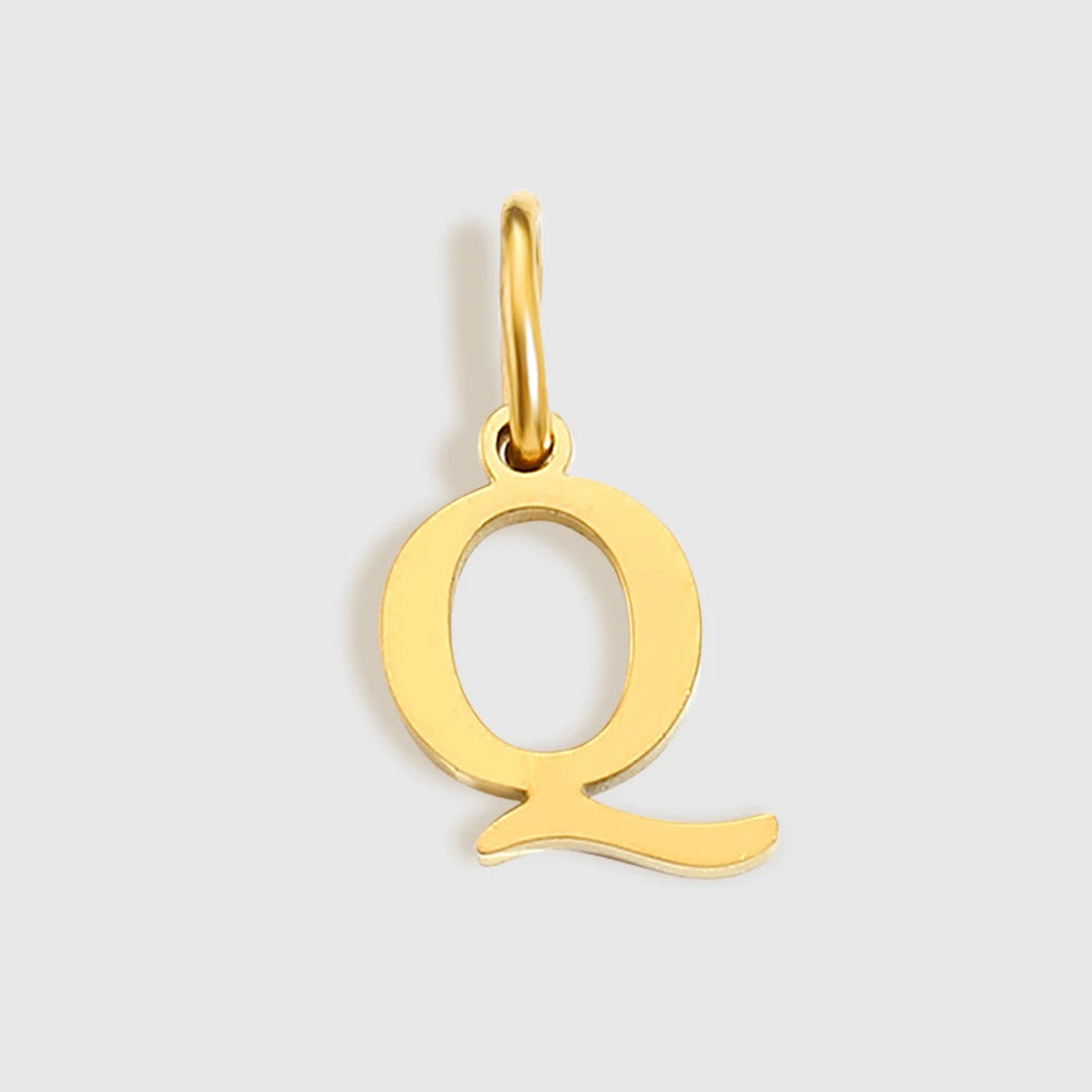 Pendentif "ALBA" Lettre Alphabet