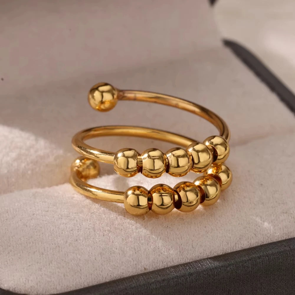 Bague "IRIS" Œil Protecteur Géométrique