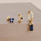 Coffret 3 Boucles d'Oreilles Plaqué Or – Édition Rare