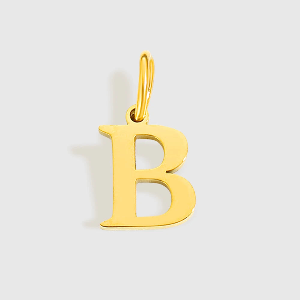 Pendentif "ALBA" Lettre Alphabet