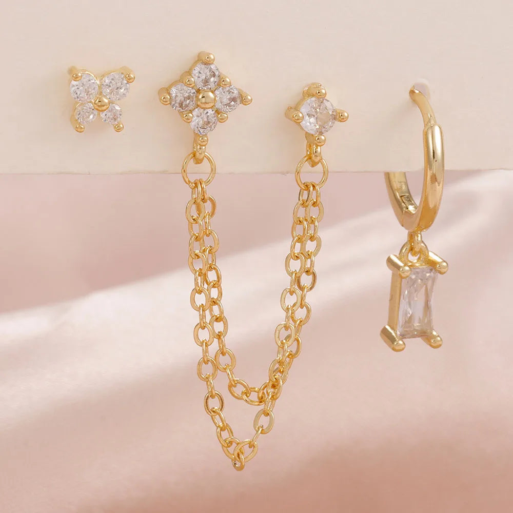 Coffret 3 Boucles d'Oreilles Colorées – Édition Rare