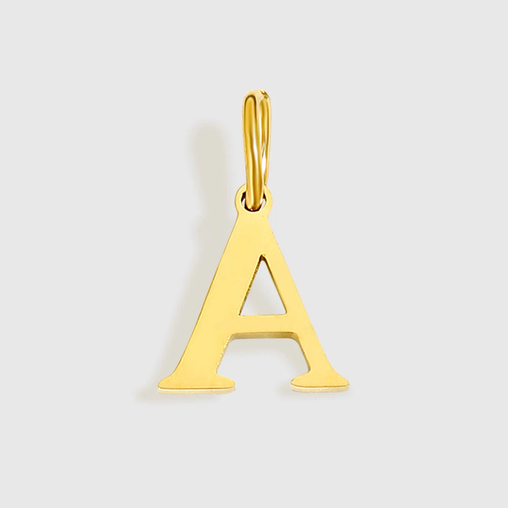 Pendentif "ALBA" Lettre Alphabet