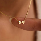 Collier "AVA" Cœurs Personnalisables