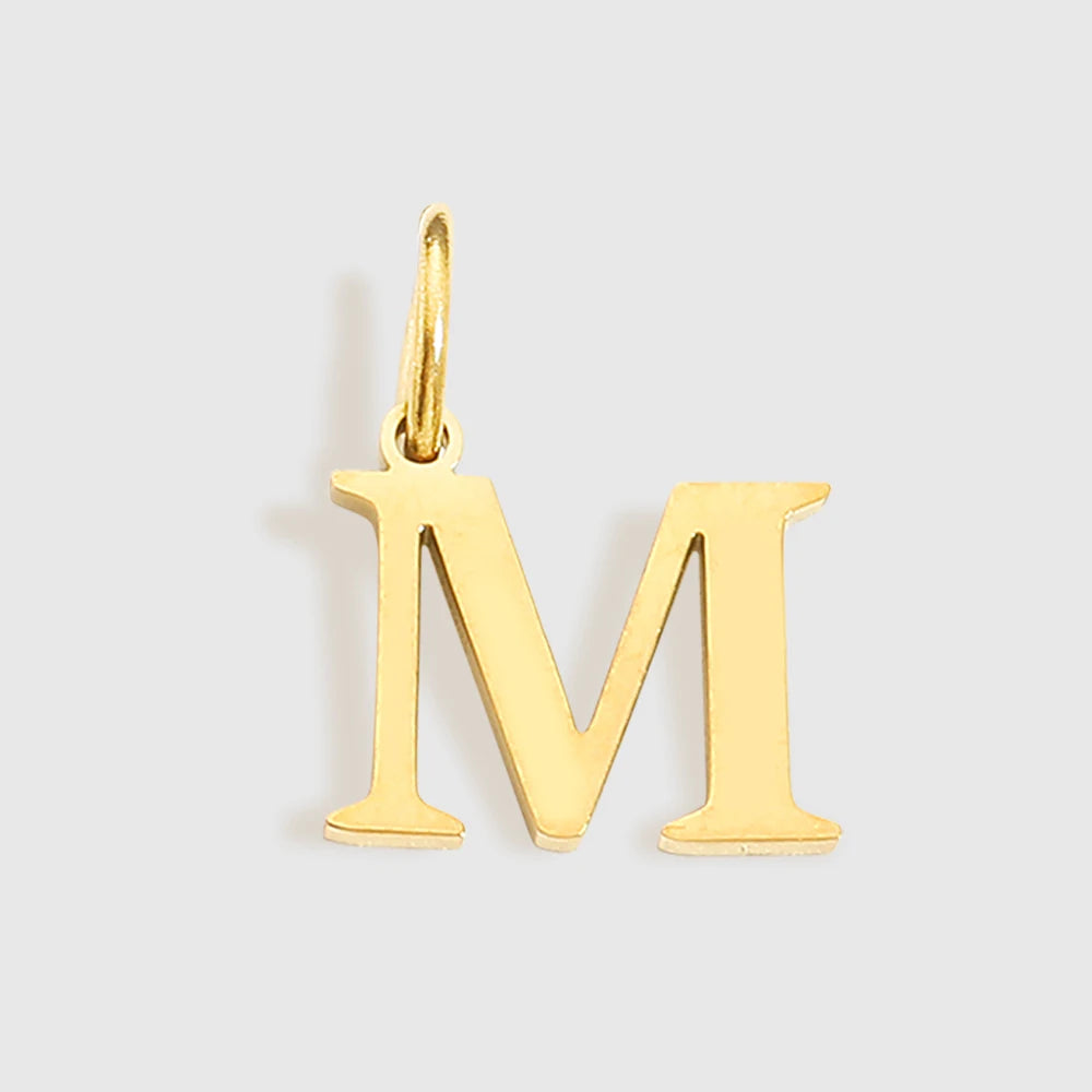 Pendentif "ALBA" Lettre Alphabet