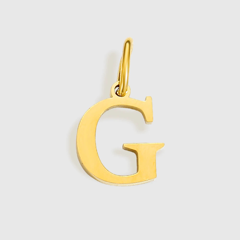 Pendentif "ALBA" Lettre Alphabet