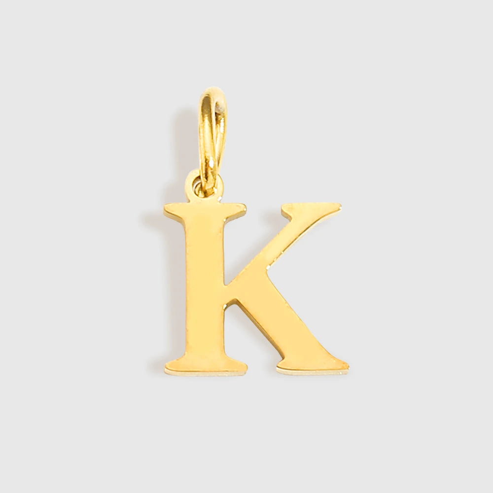 Pendentif "ALBA" Lettre Alphabet