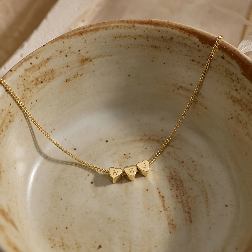 Collier "AVA" Cœurs Personnalisables