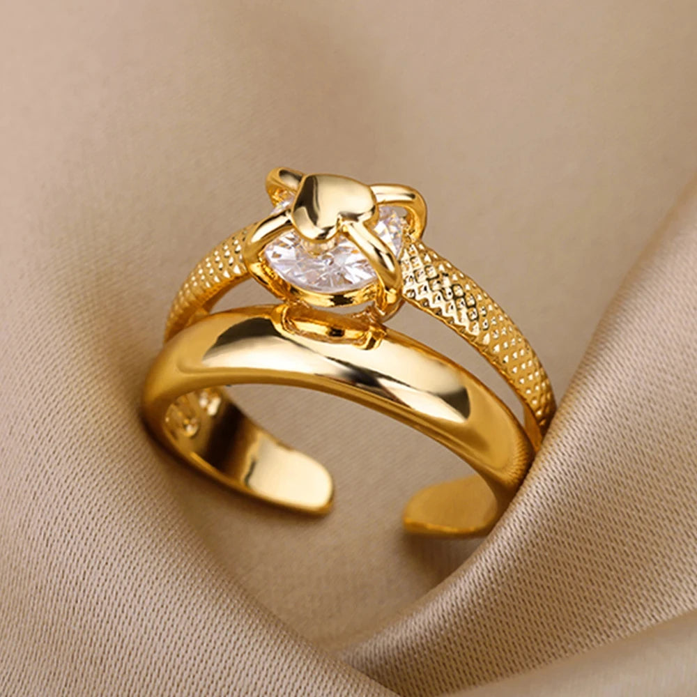 Bague "IRIS" Œil Protecteur Géométrique