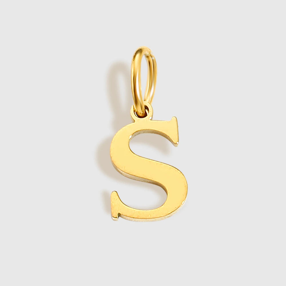Pendentif "ALBA" Lettre Alphabet
