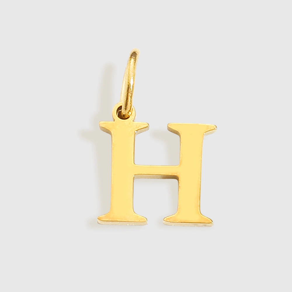 Pendentif "ALBA" Lettre Alphabet
