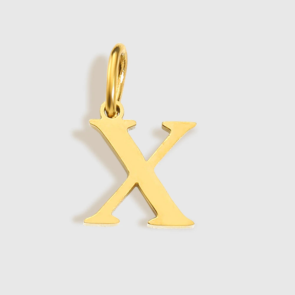 Pendentif "ALBA" Lettre Alphabet