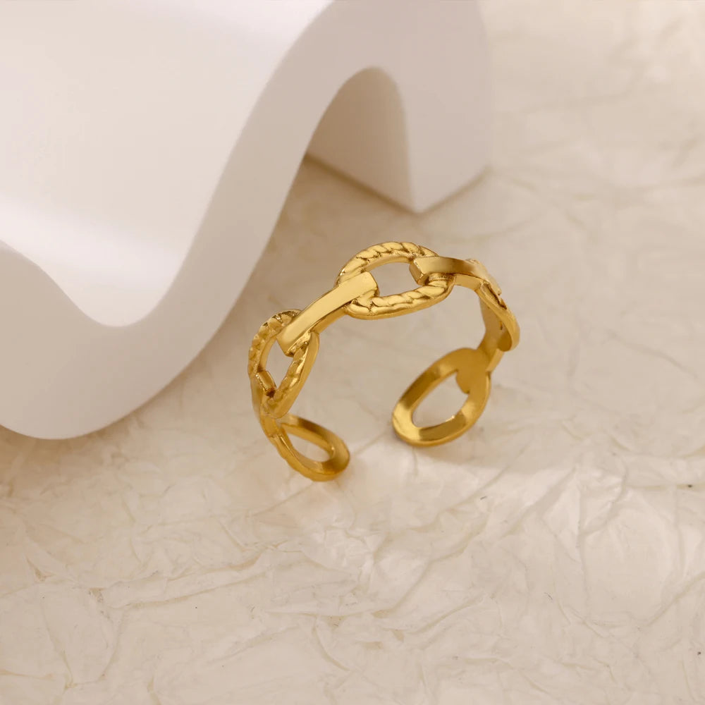 Bague "IRIS" Œil Protecteur Géométrique