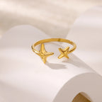 Bague "IRIS" Œil Protecteur Géométrique