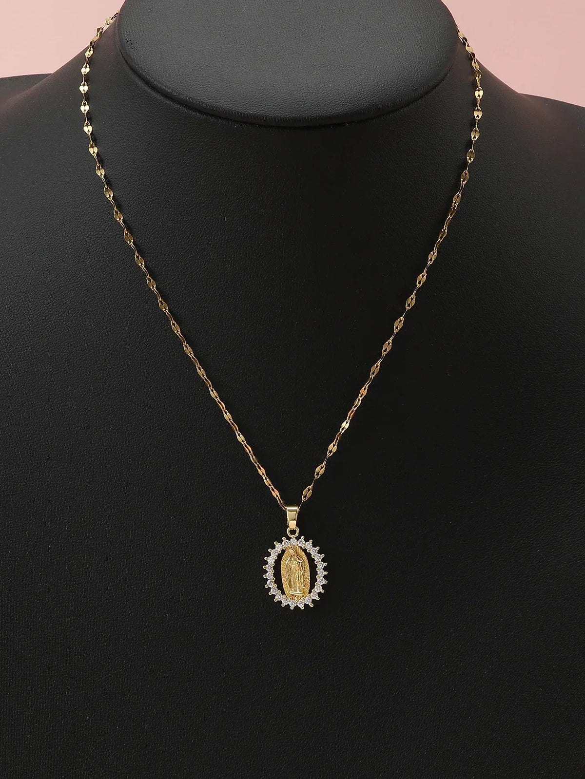 Collier "GRACE" Médaille Vierge Marie
