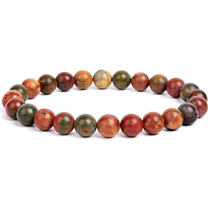 Bracelet "GAIA" Perles en Pierres Naturelles