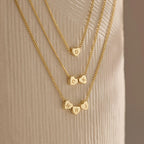 Collier "AVA" Cœurs Personnalisables