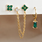 Coffret 3 Boucles d'Oreilles Colorées – Édition Rare