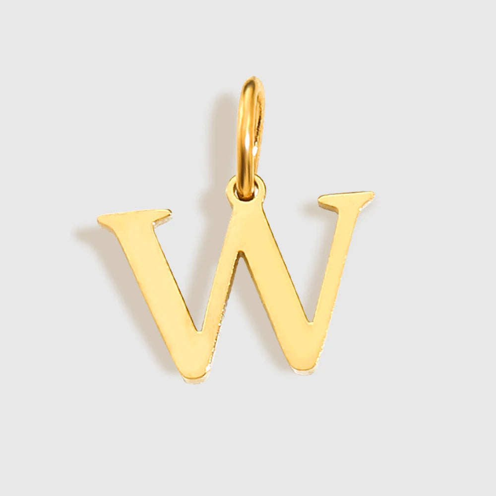 Pendentif "ALBA" Lettre Alphabet