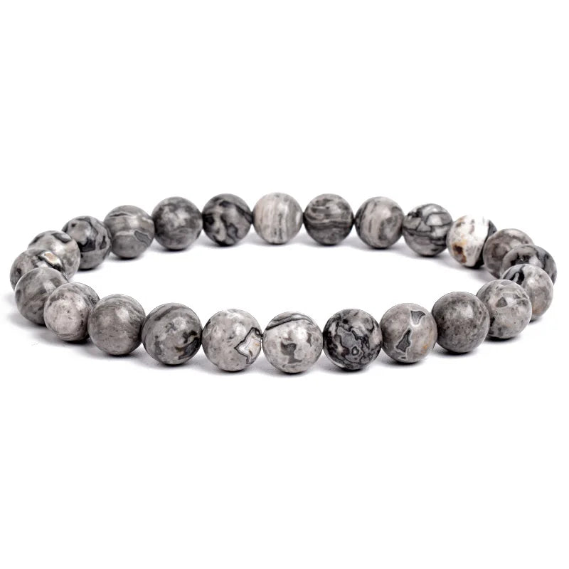 Bracelet "GAIA" Perles en Pierres Naturelles