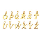 Pendentif "ALBA" Lettre Alphabet