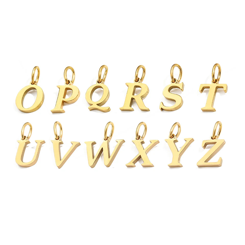 Pendentif "ALBA" Lettre Alphabet