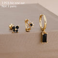 Coffret 3 Boucles d'Oreilles Plaqué Or – Édition Rare