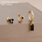 Coffret 3 Boucles d'Oreilles Plaqué Or – Édition Rare