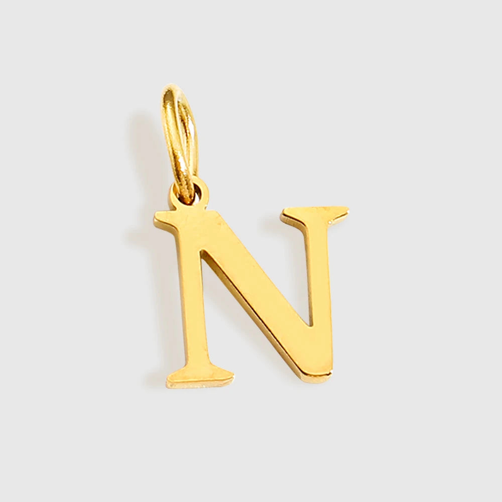Pendentif "ALBA" Lettre Alphabet