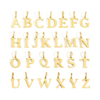 Pendentif "ALBA" Lettre Alphabet